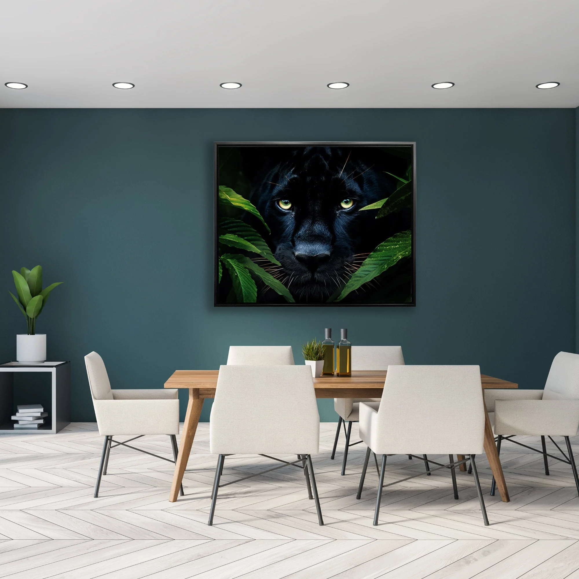 Wall Art-Rare Black Jaguar -Wildlife Canvas - Image 5