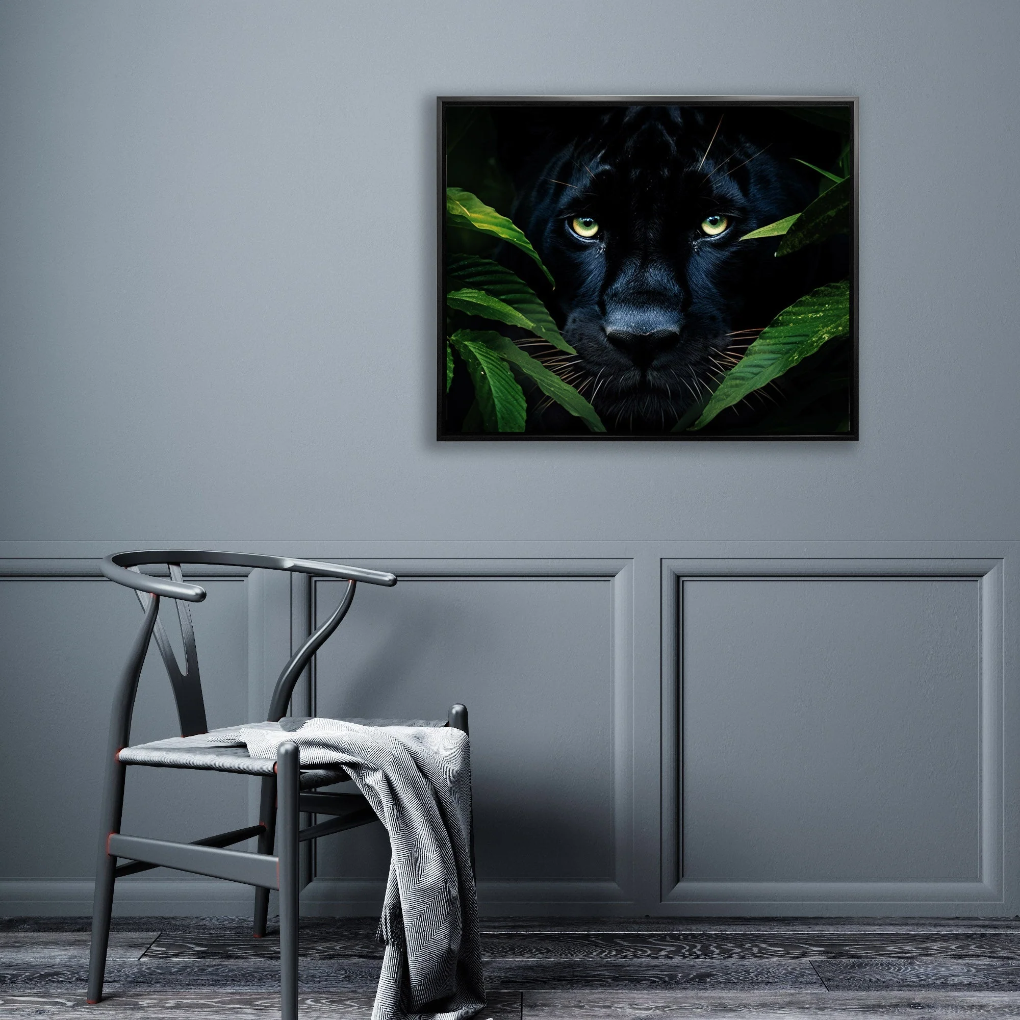 Wall Art-Rare Black Jaguar -Wildlife Canvas - Image 6