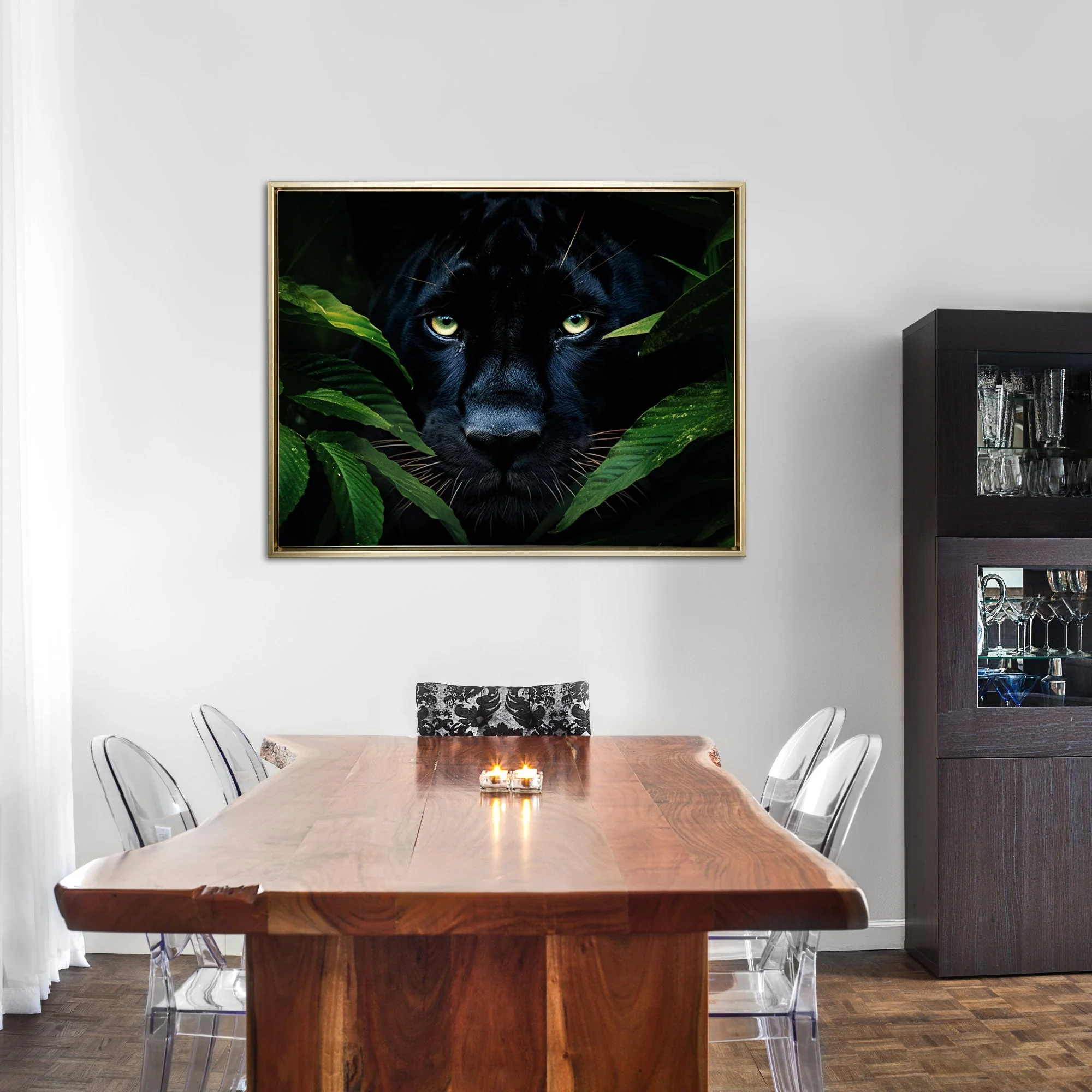 Wall Art-Rare Black Jaguar -Wildlife Canvas - Image 9