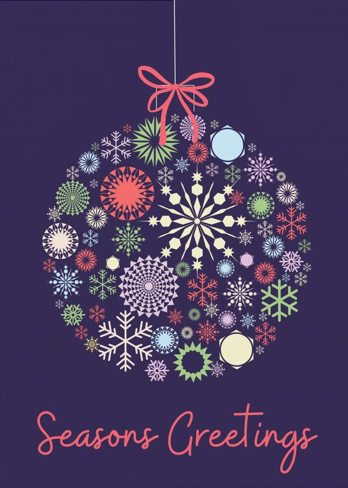Wall art Snowflake ornament Canvas Print - Image 3