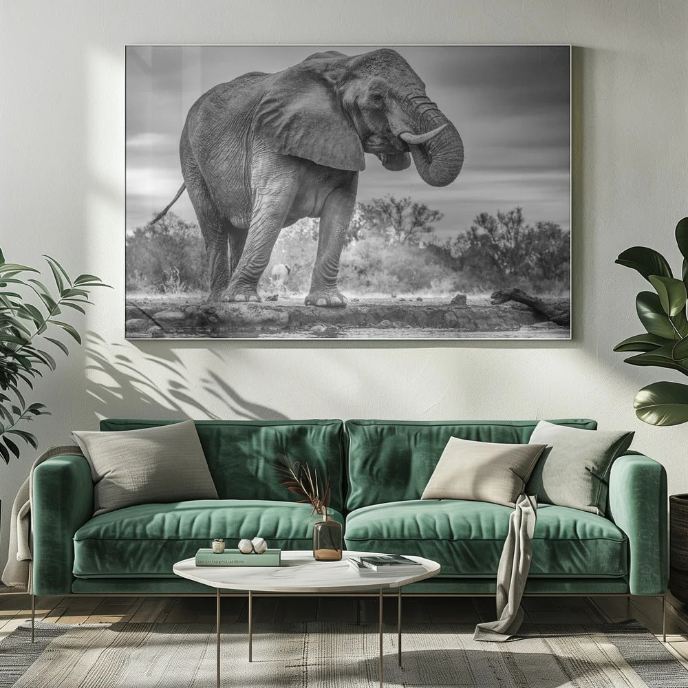 Wall art Standing Proud. Elephant - Image 9