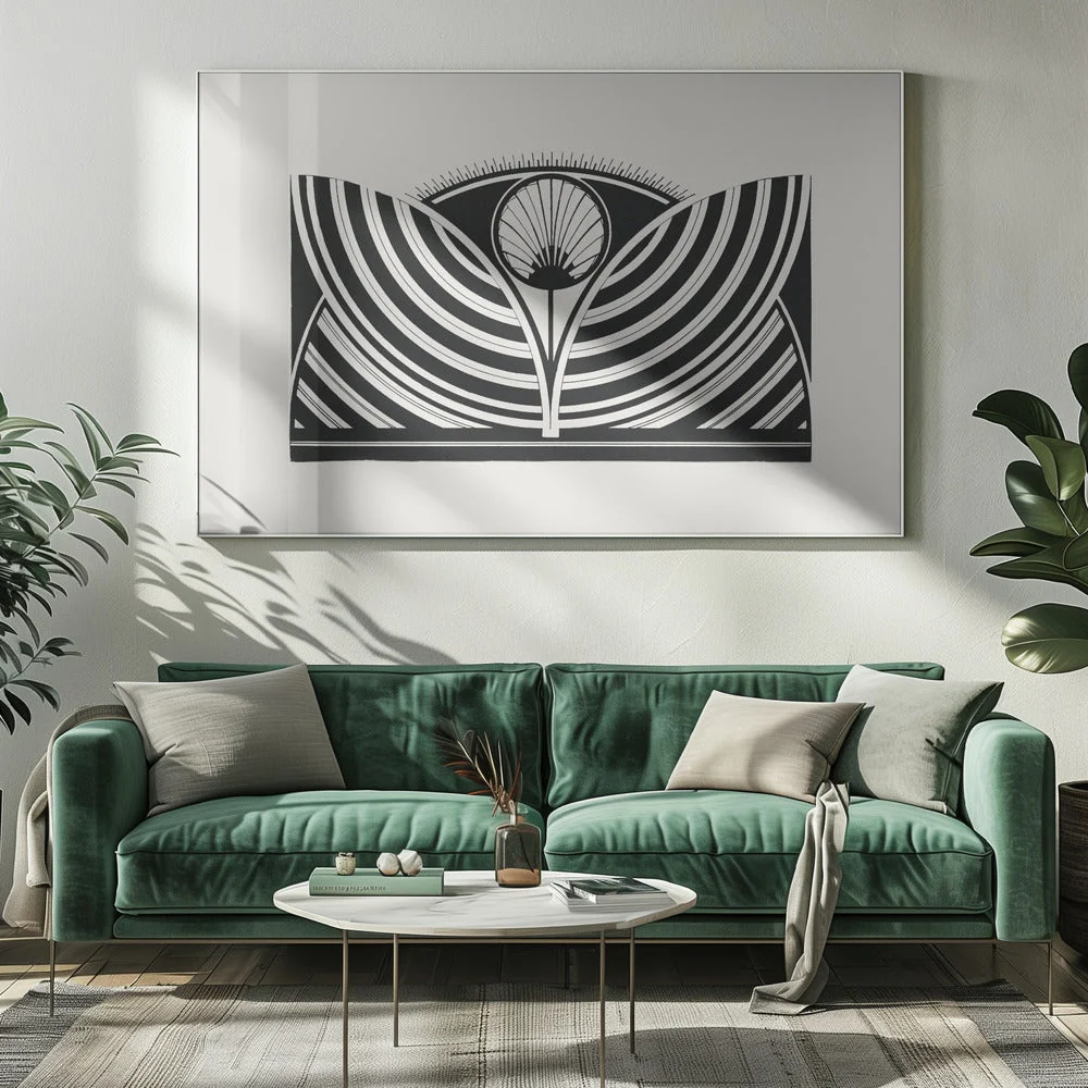 Wall art Stylized Floral Pattern - Image 7