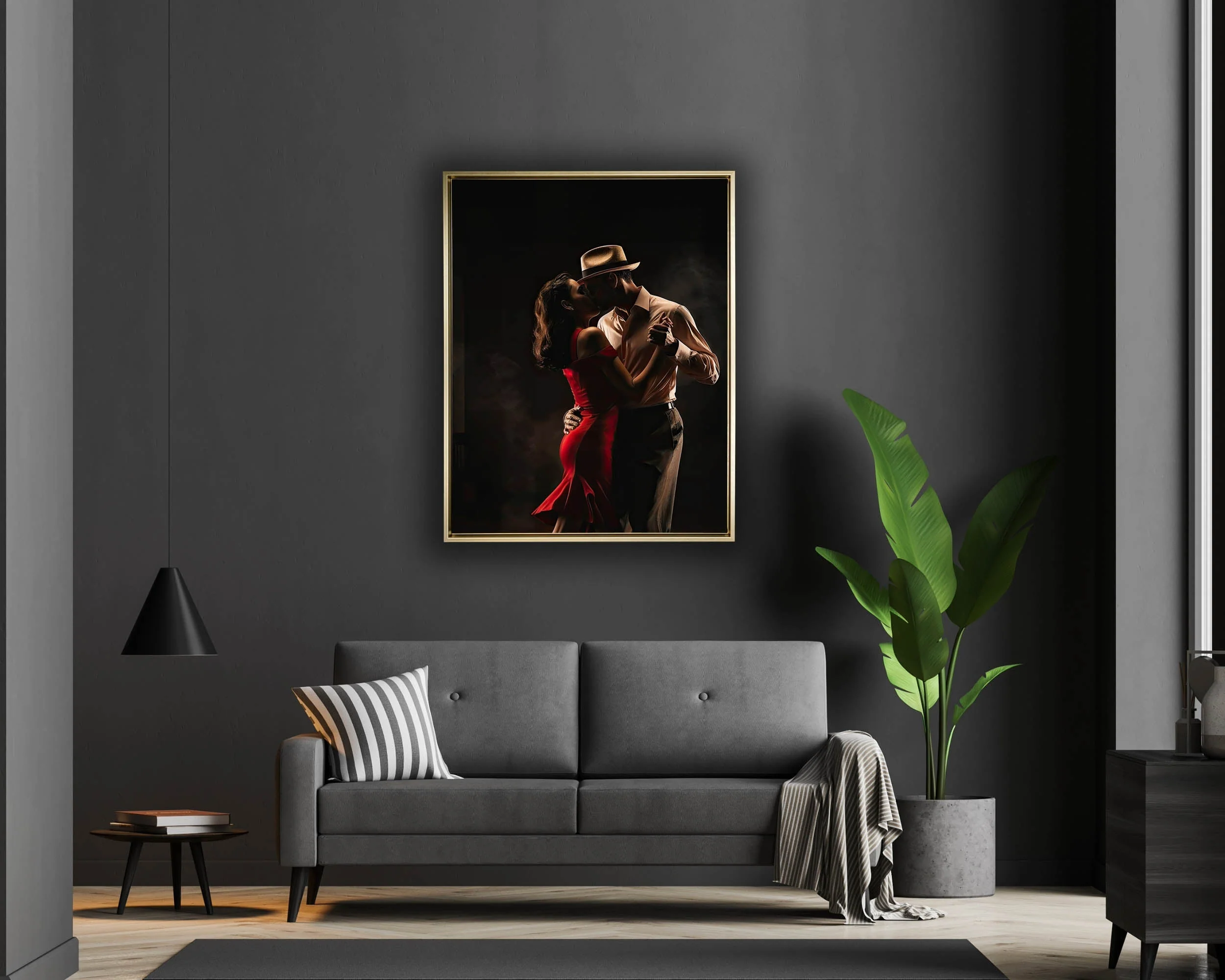 Wall Art- Tango Dance -Canvas Printed-Modern art - Image 11