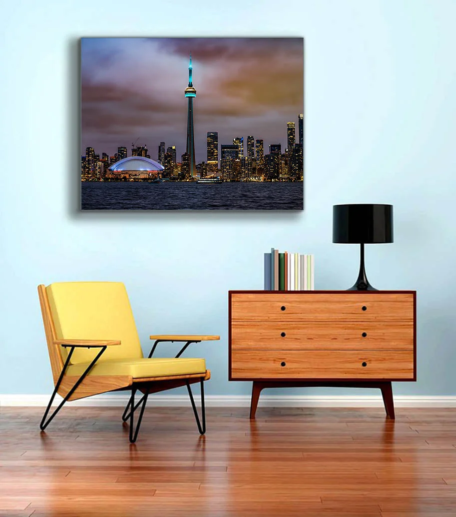 Wall Art The CN Tower, Roger Center and Lake Ontario - Image 3