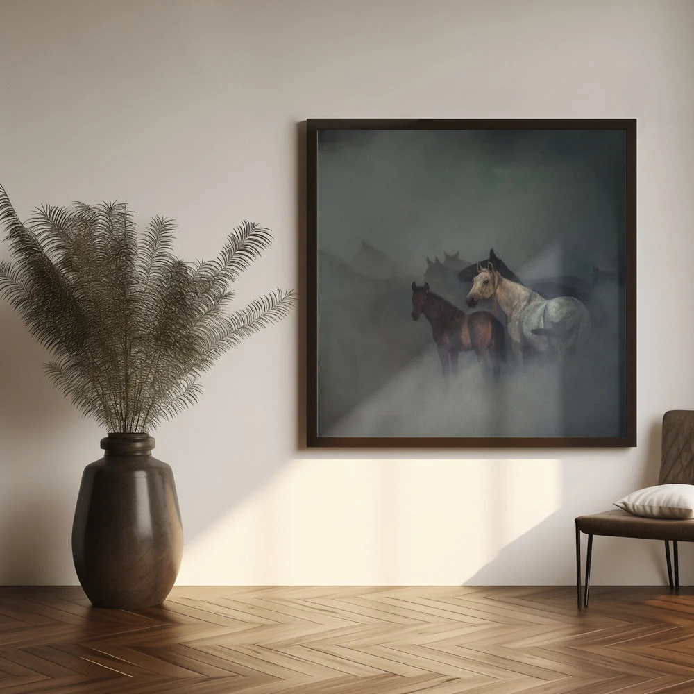 Wall art The lost horses - Image 11