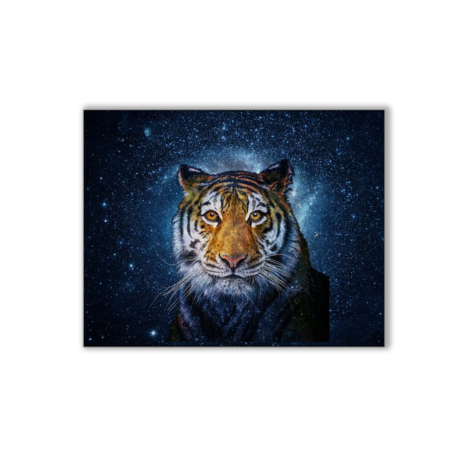 Wall Art Tiger Head with Celestial Background 48X36 - Image 2