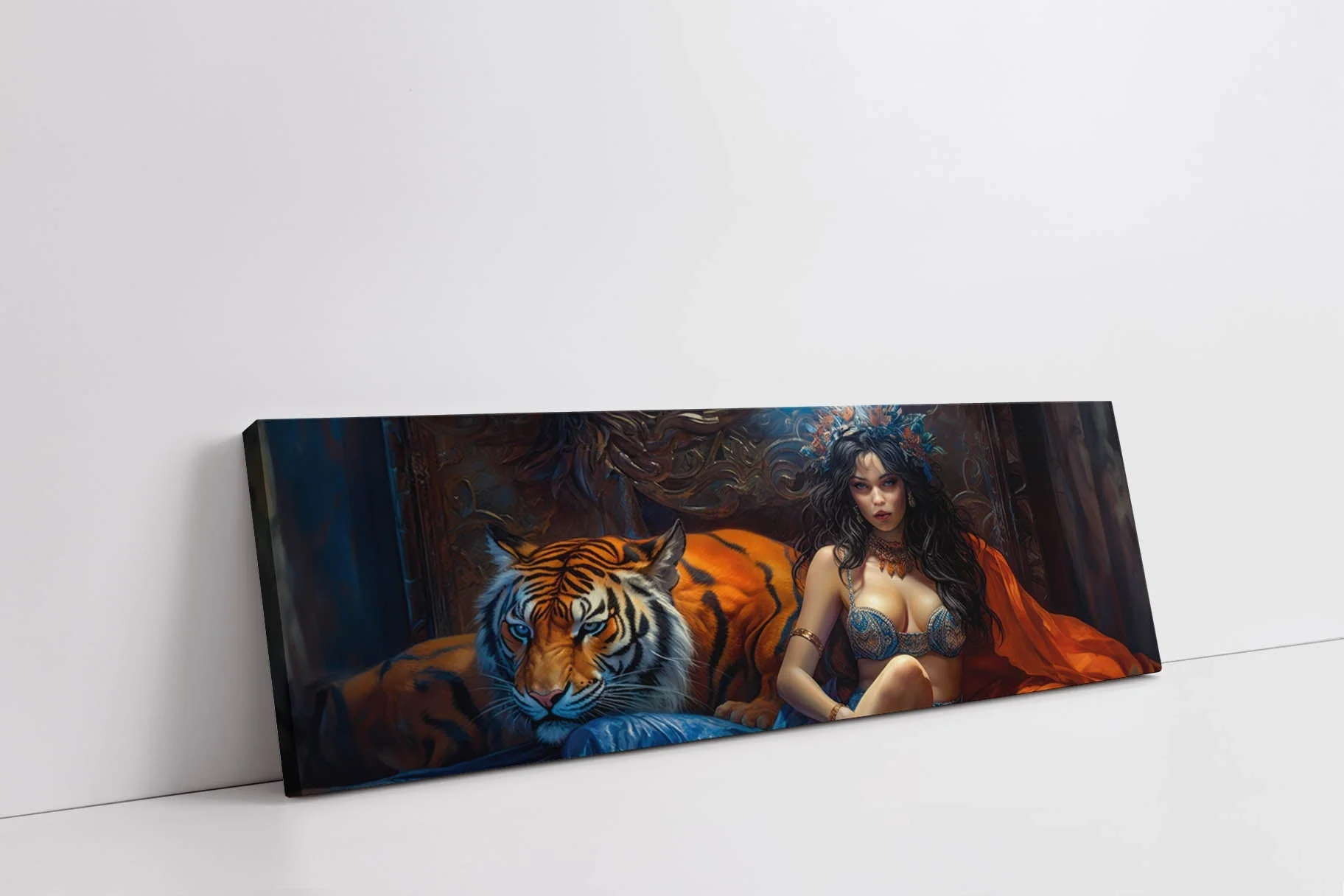 Wall Art-Tiger tamer-Fine Art Canvas - Image 2