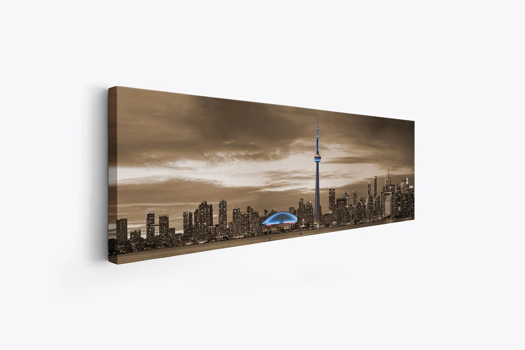 Wall Art-Toronto In Sepia-Cities Skylines - Image 2