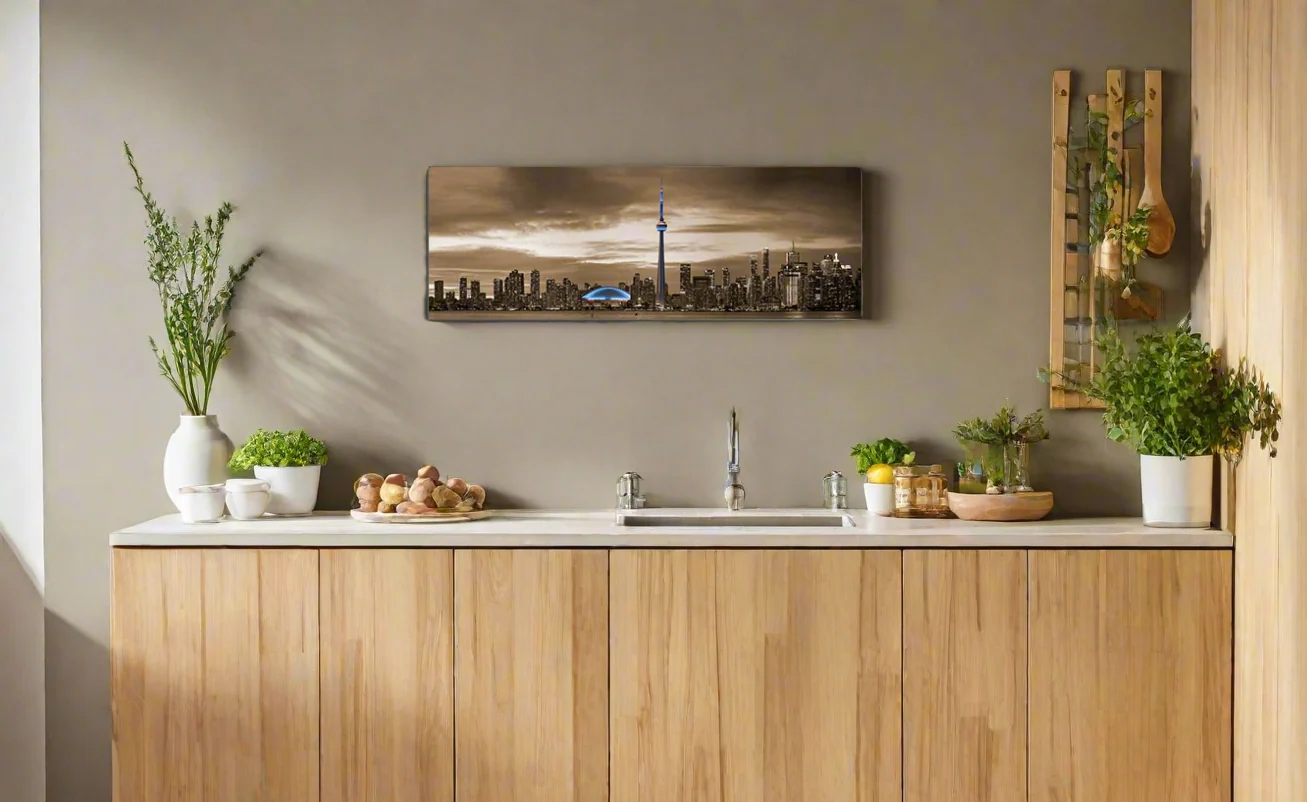 Wall Art-Toronto In Sepia-Cities Skylines - Image 7