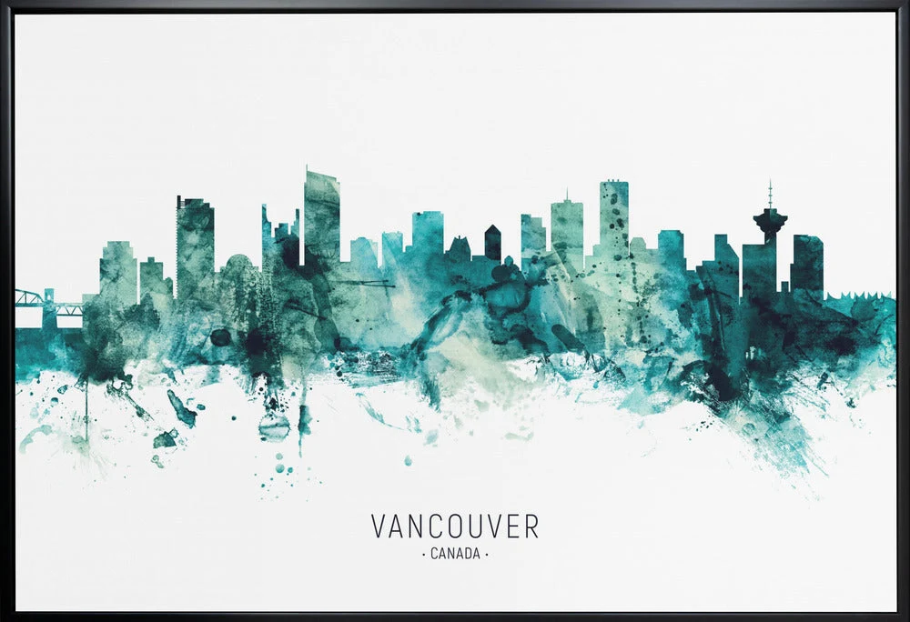 Wall art Vancouver Canada Skyline - Image 3