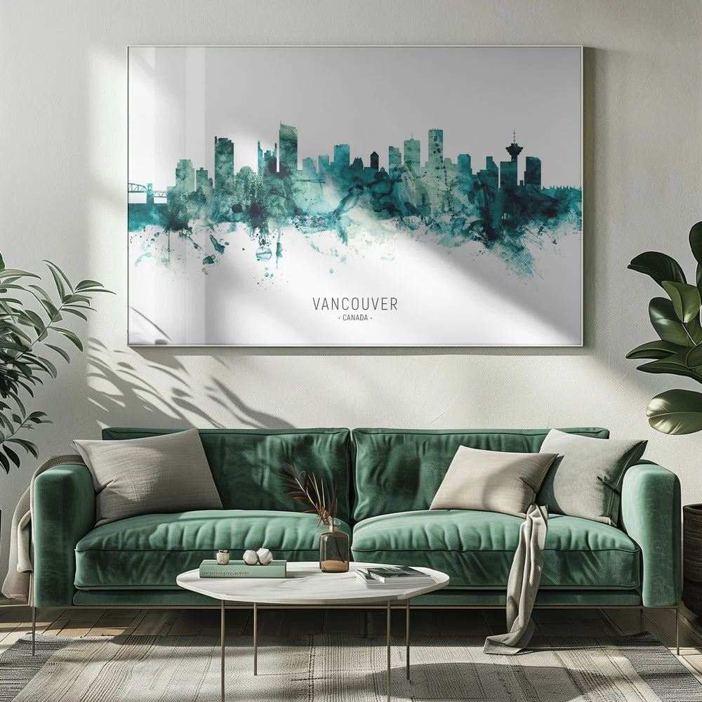 Wall art Vancouver Canada Skyline - Image 7