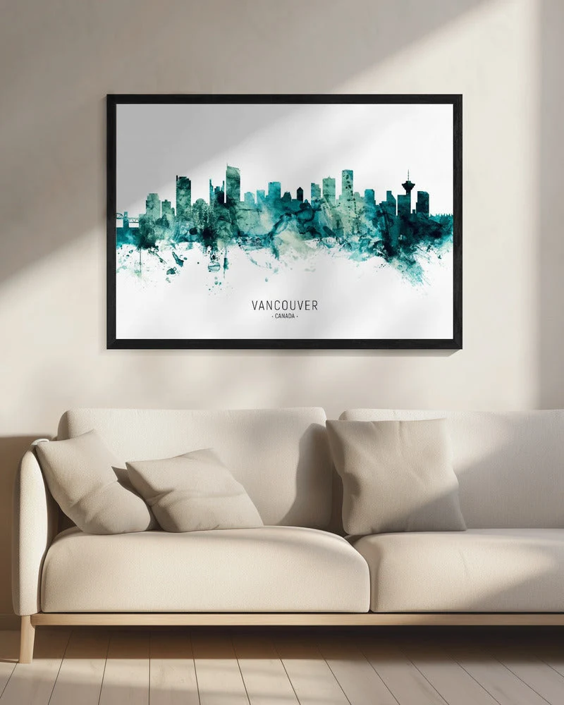 Wall art Vancouver Canada Skyline - Image 8