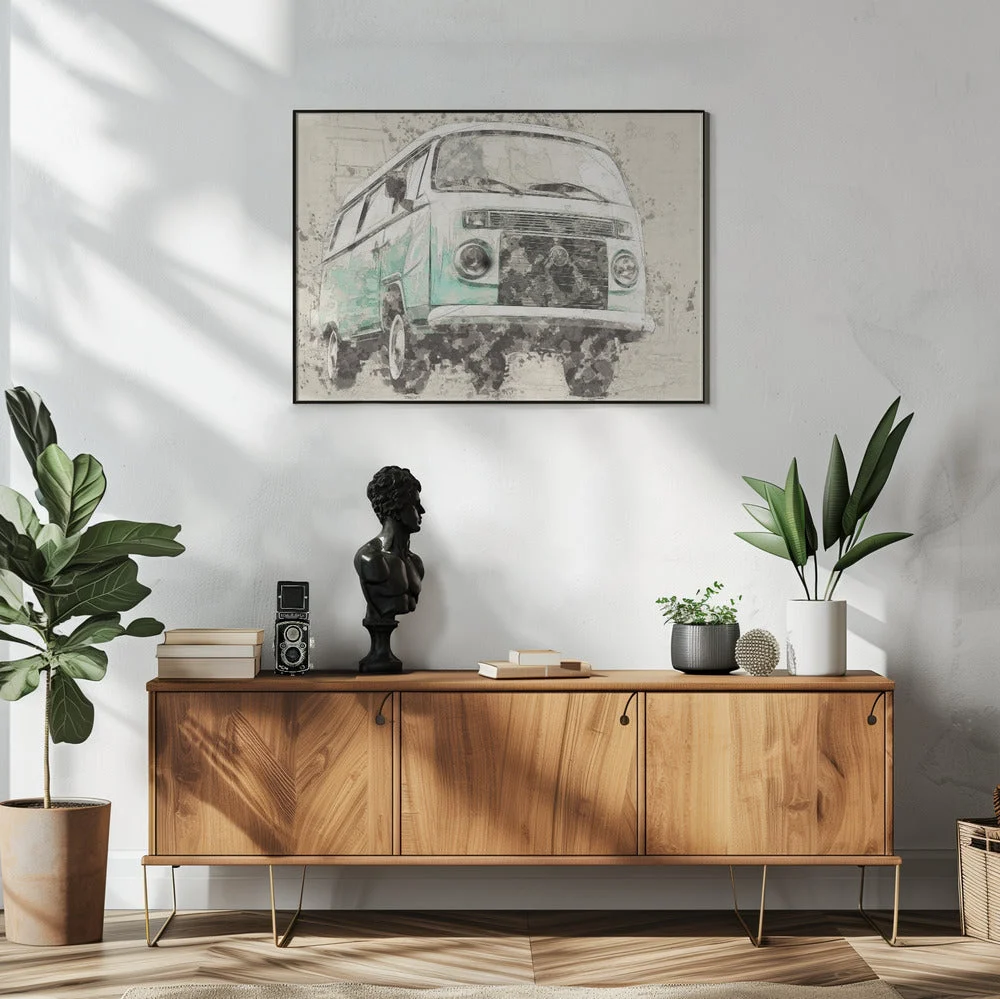Wall art Volkswagen Combi - Image 6