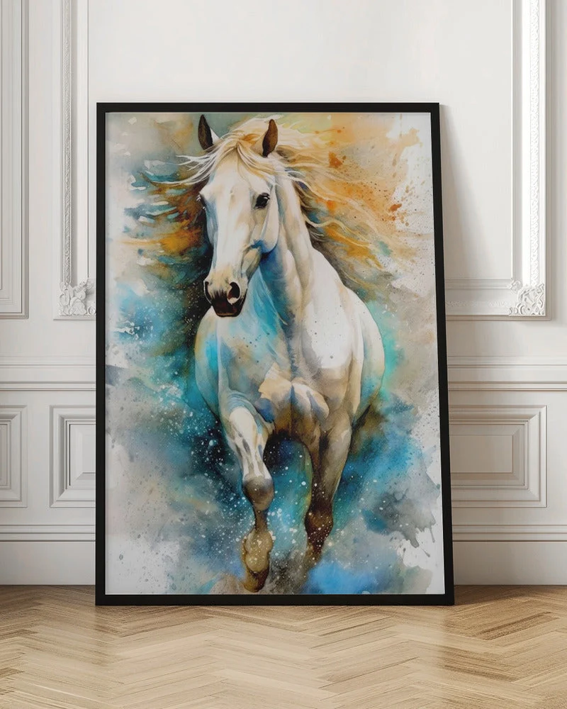 Wall Art Watercolor Horse (14) - Image 3