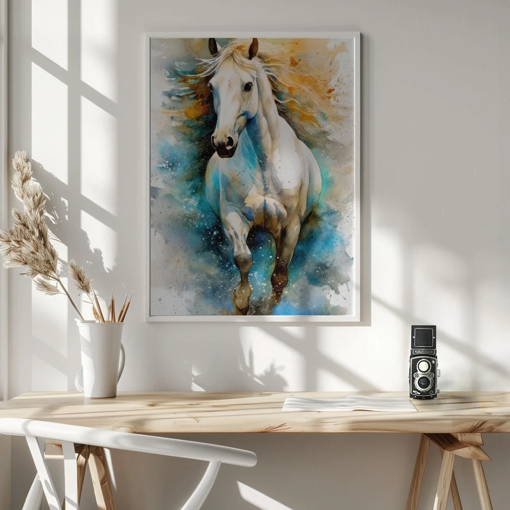 Wall Art Watercolor Horse (14) - Image 5