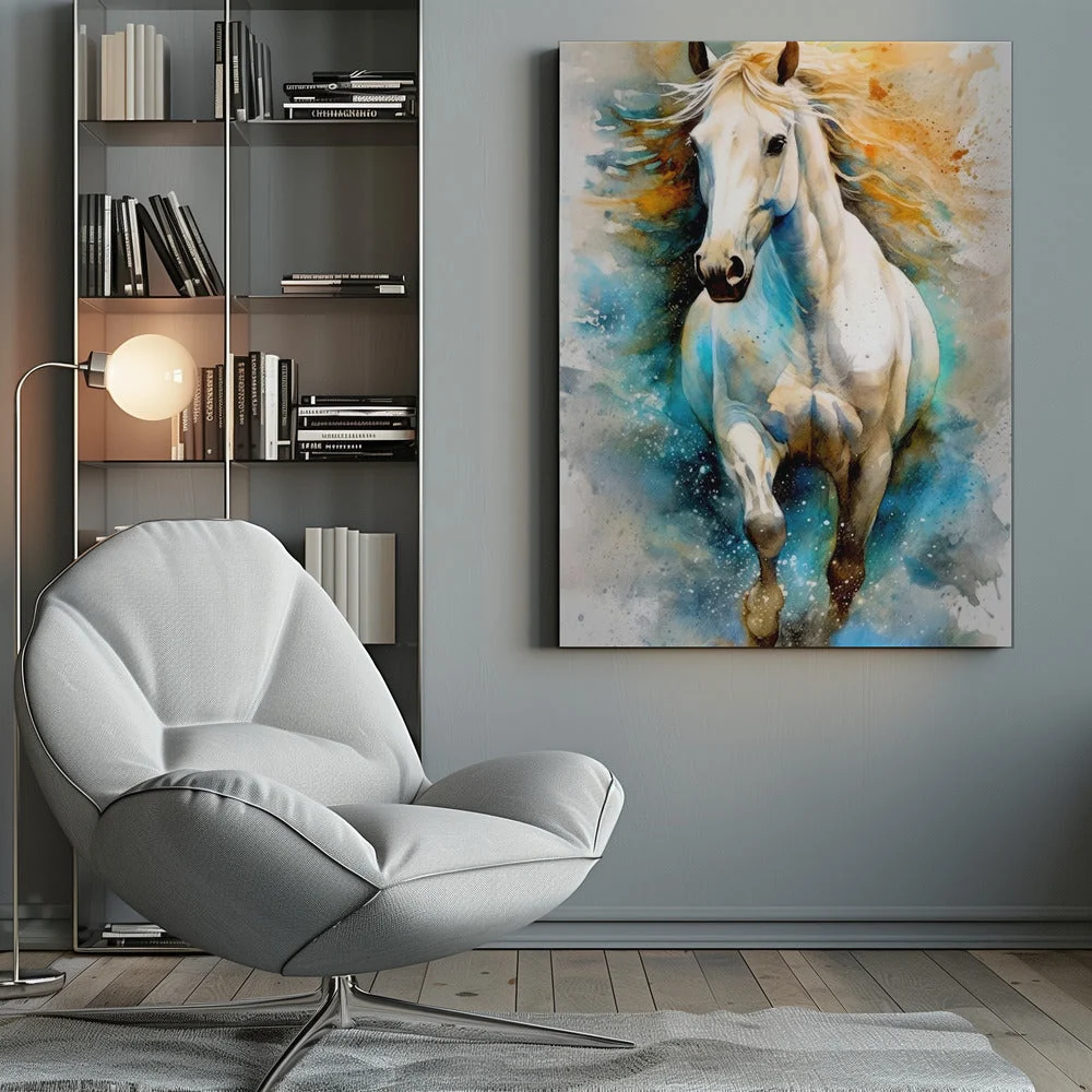Wall Art Watercolor Horse (14) - Image 7