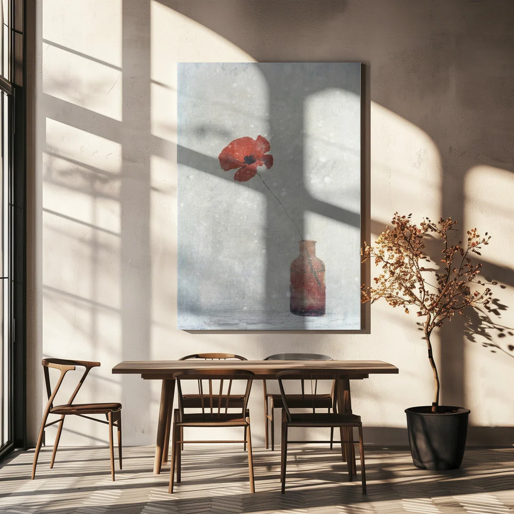 wall art Winter Poppy - Image 5