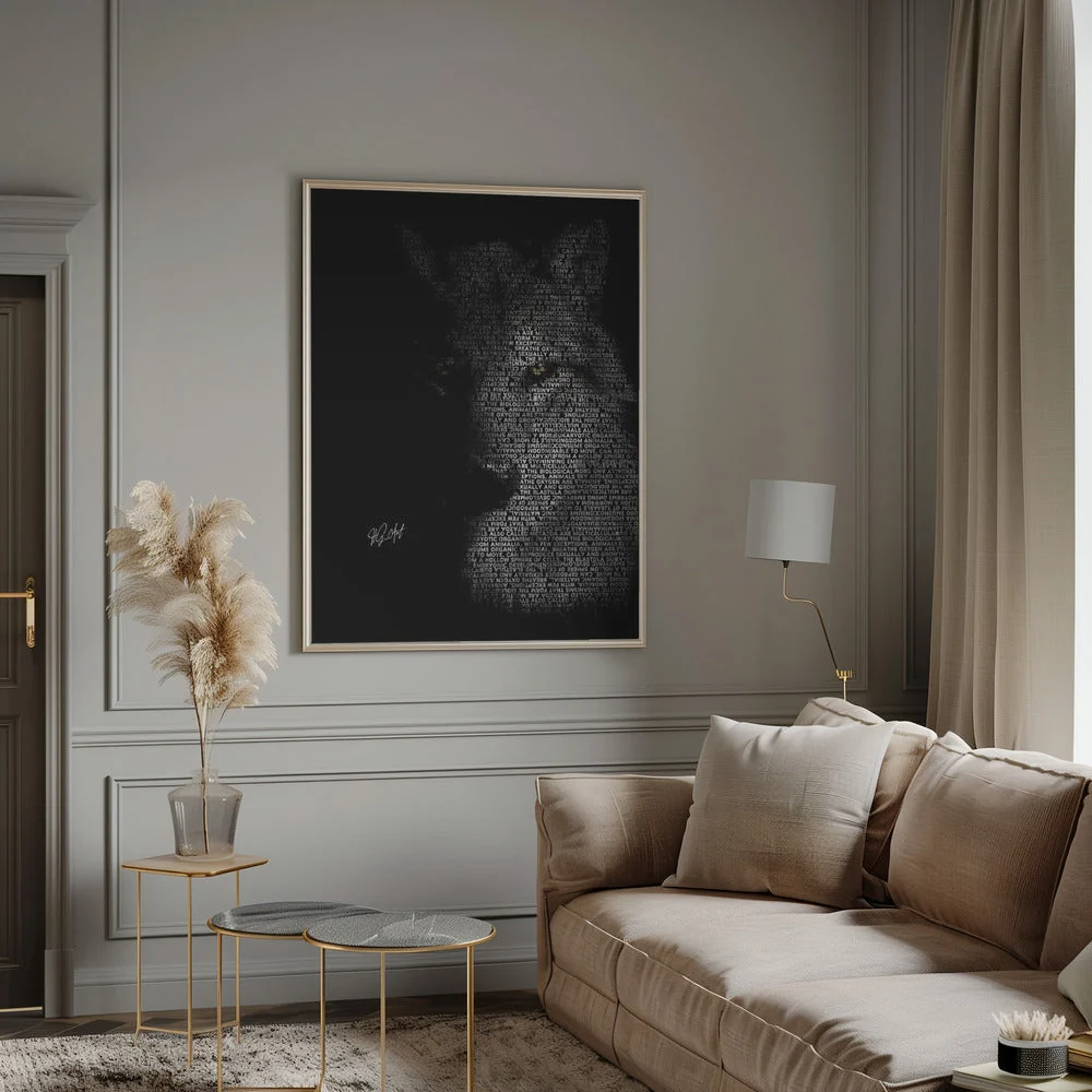 Wall art Wolf - Image 12