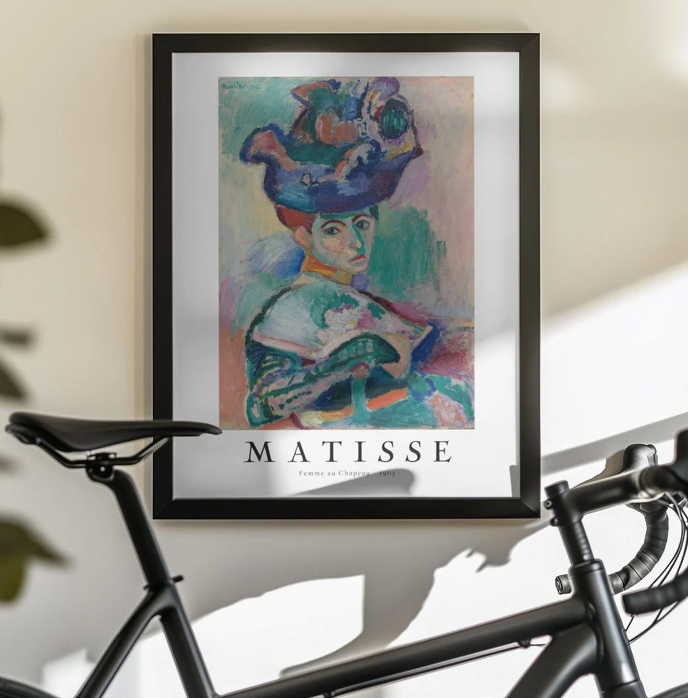 Wall art Woman With Hat 1905 - Image 2