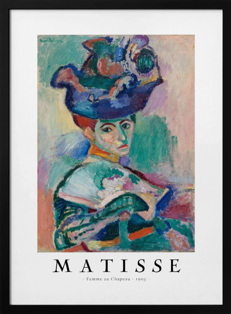 Wall art Woman With Hat 1905 - Image 9