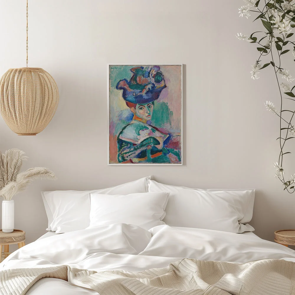 Wall art Woman With Hat - Image 3