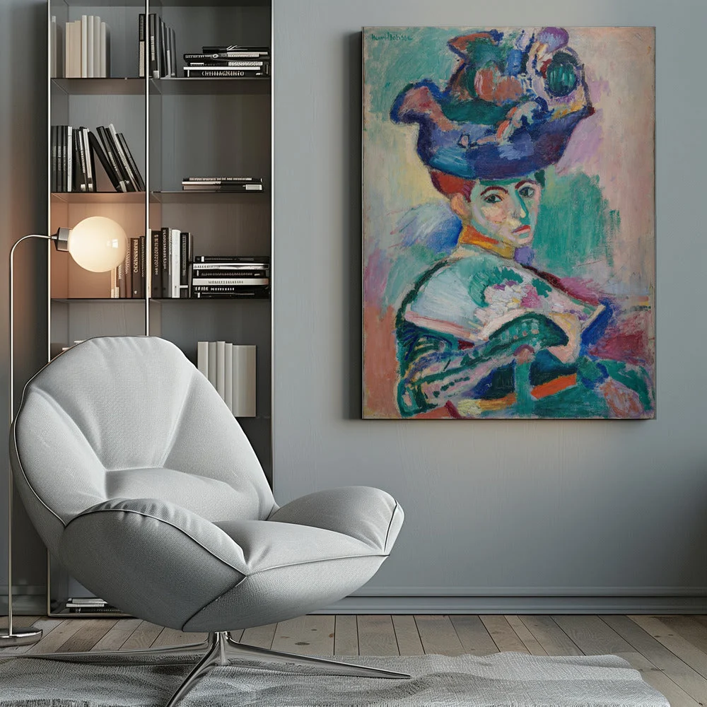 Wall art Woman With Hat - Image 7