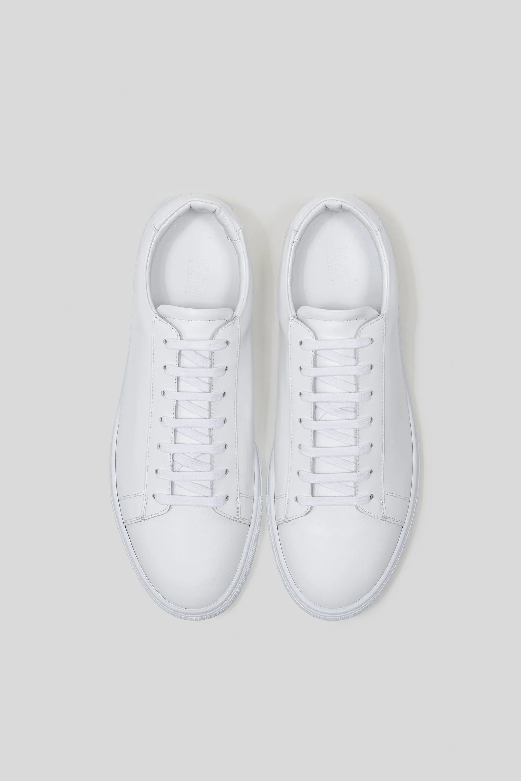 White Calfskin Città Sneaker - Image 6