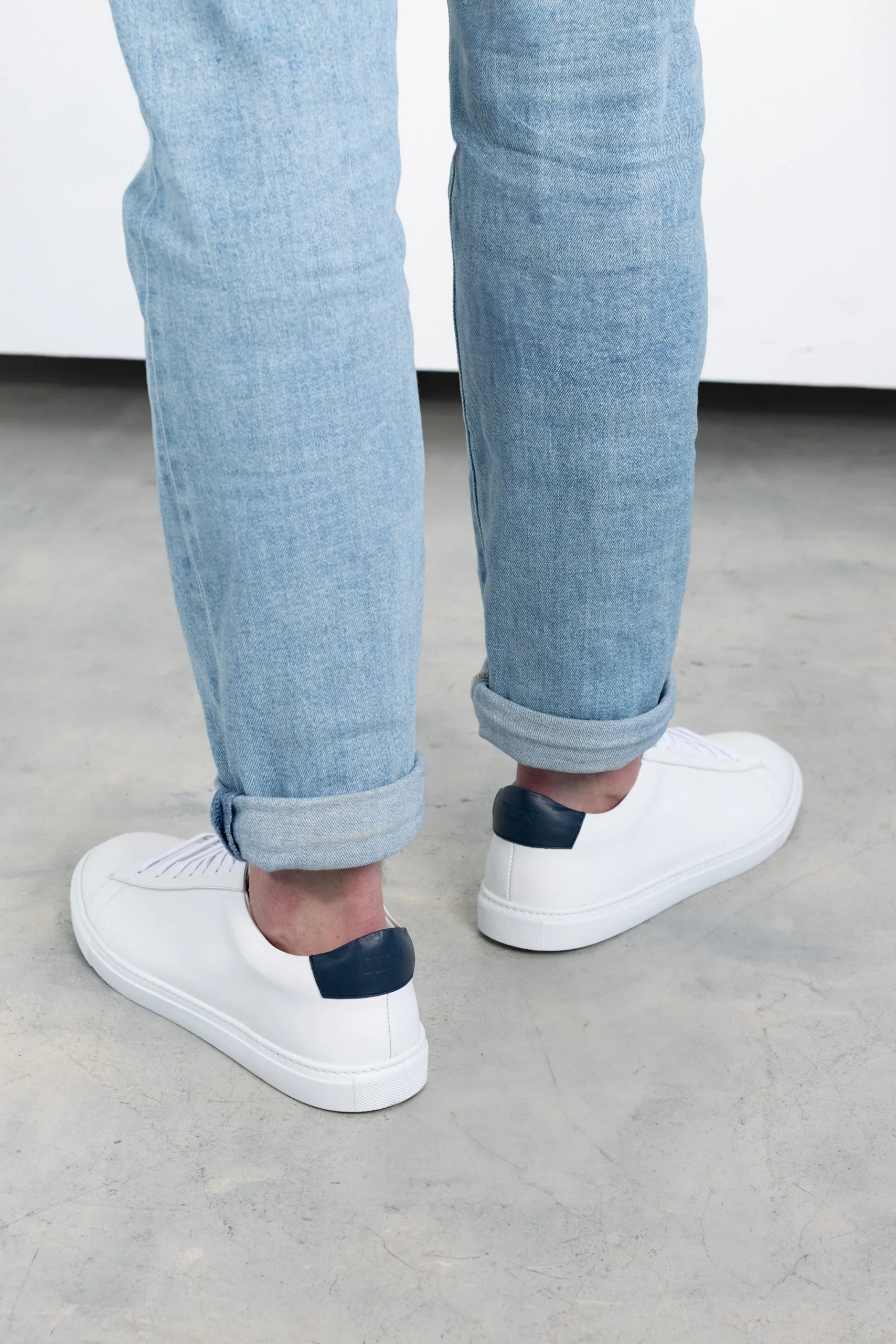 White Calfskin Città Sneaker - Image 3