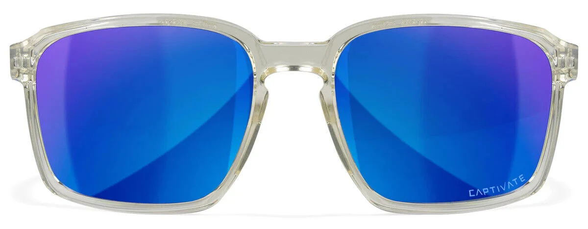 Wiley X WX TREK Sunglasses Matte Black Frame and CAPTIVATE Polarized Grey Lenses - Image 4