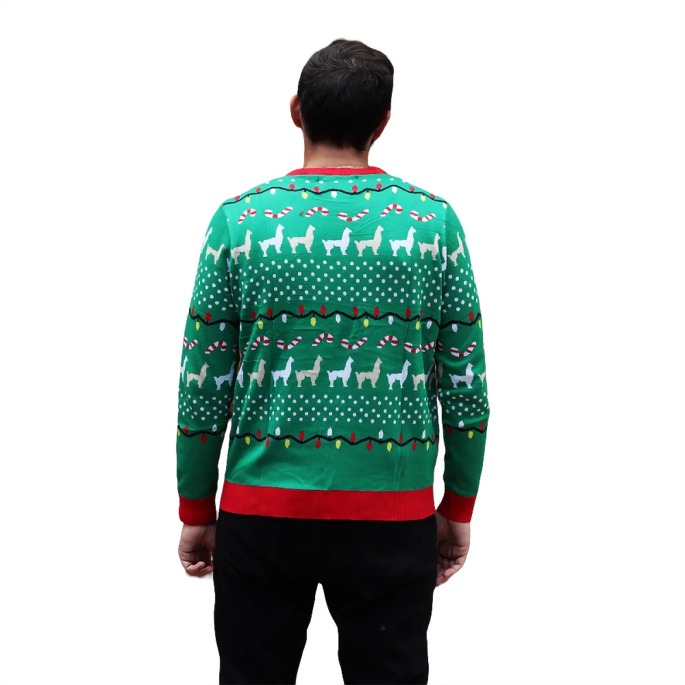 Winter Llama Sweater - Image 2