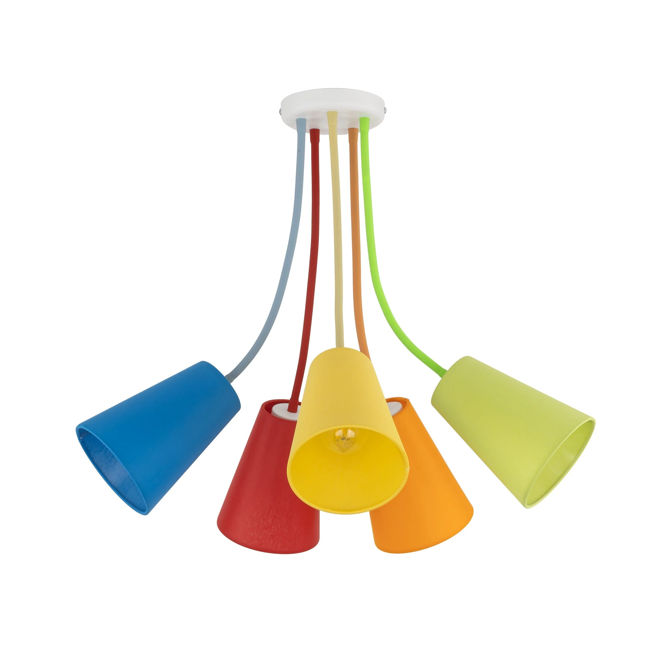 WIRE Adjustable 5-Light Ceiling Lamp for Kids Room & Nursery - Image 4