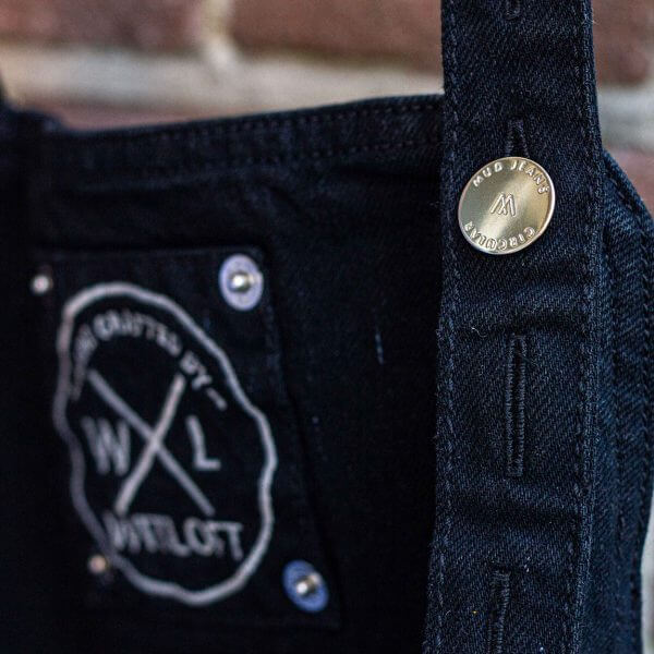 WITLOFT - Apron Denim Medium Long - Mid Blue - Image 4