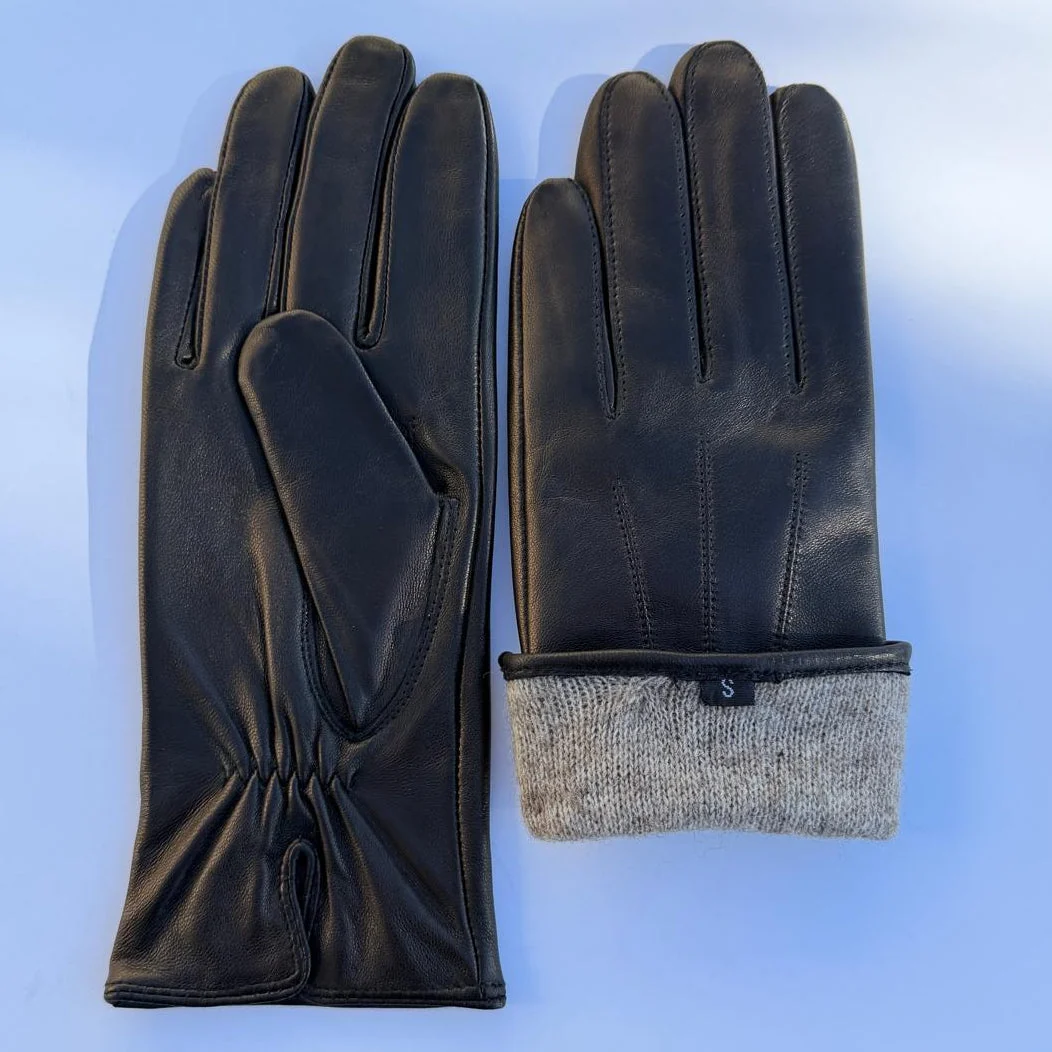 Women's Drum Dyed Lamb Leather Gloves with Wool Blend Lining - Image 12