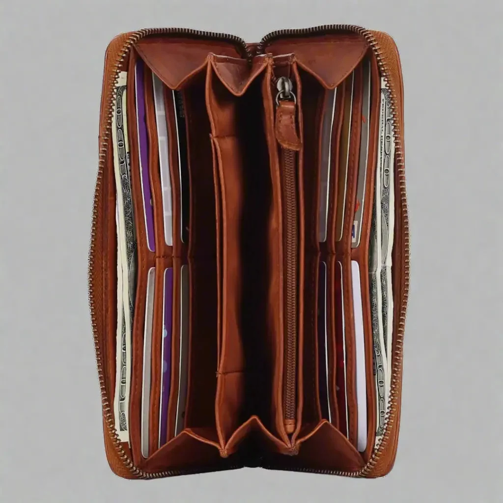 MET Women's Zip Around Wallet - Image 6