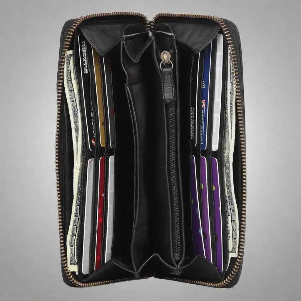MET Women's Zip Around Wallet - Image 9