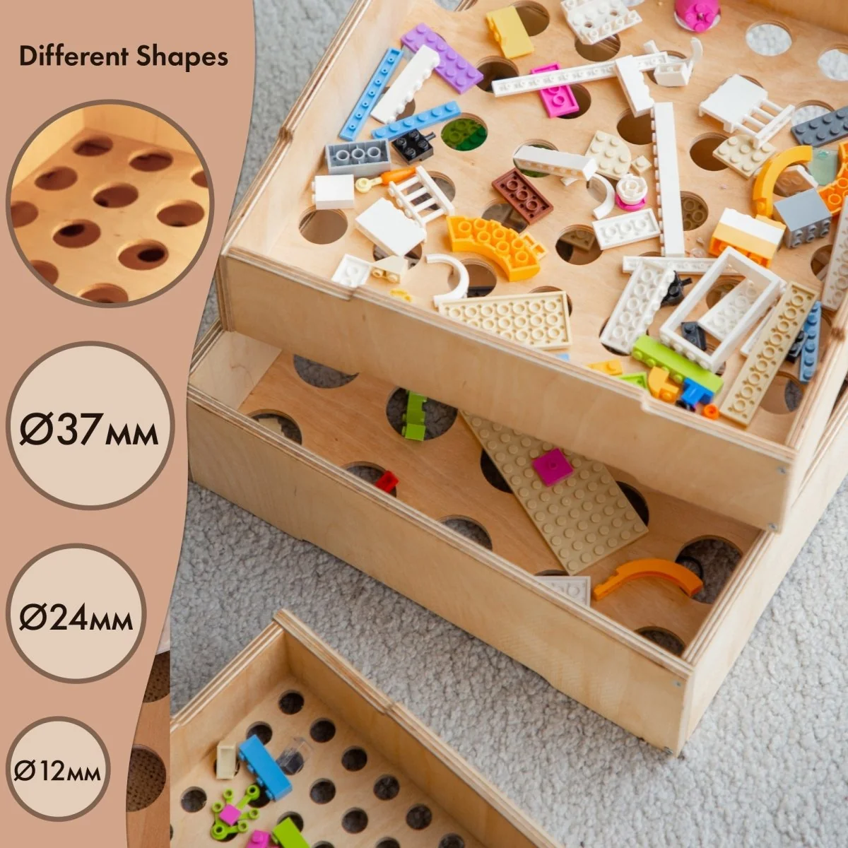 Wooden storage/sorter for constructor - Image 3