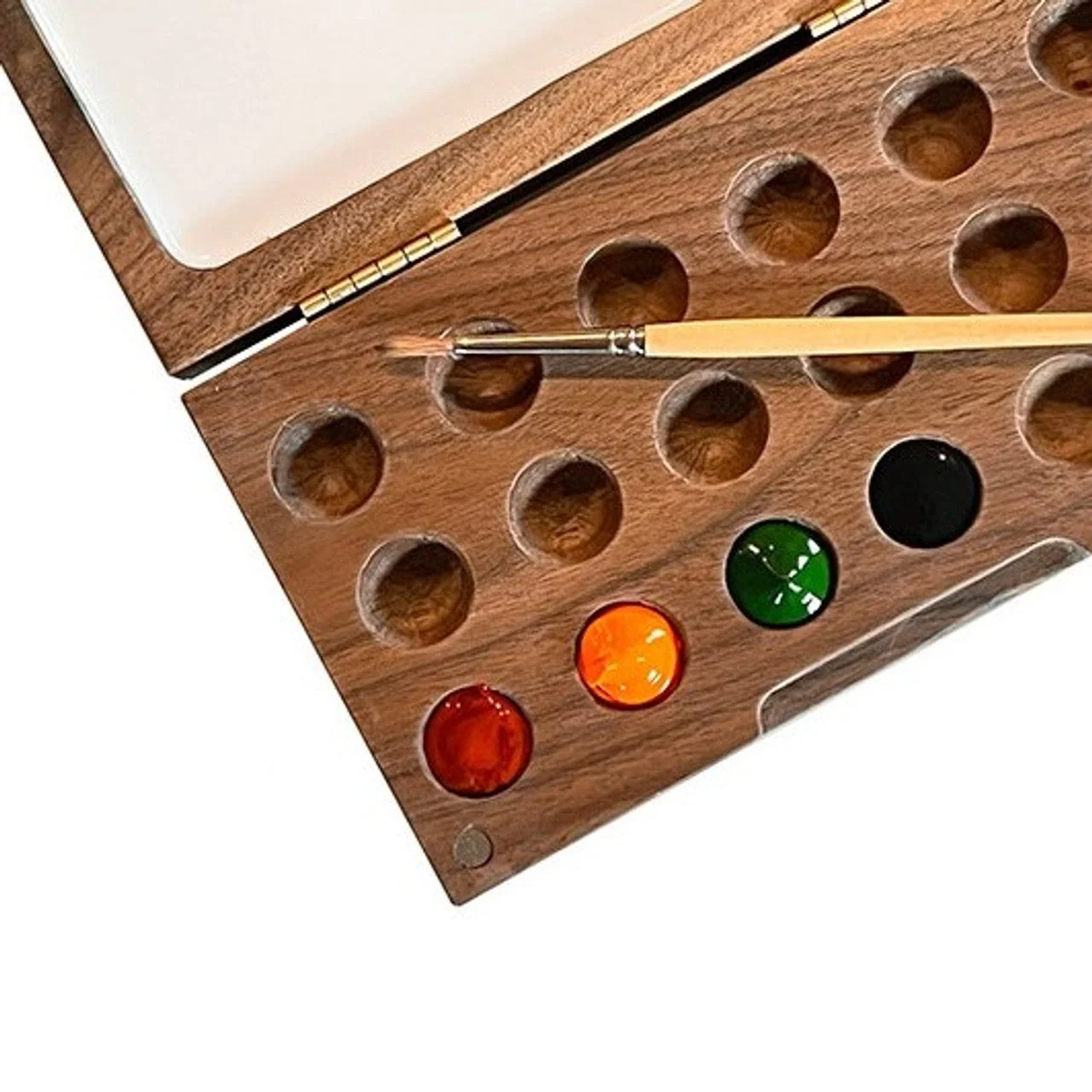 Wooden Watercolour Palette, Hand-crafted - Image 5