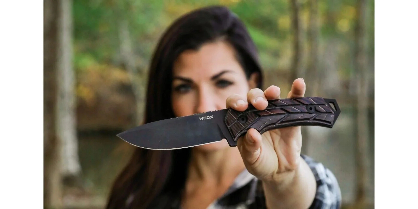 WOOX Rock 62 Mil-Spec Knife, Black Blade with XGRIP Handle - Image 10