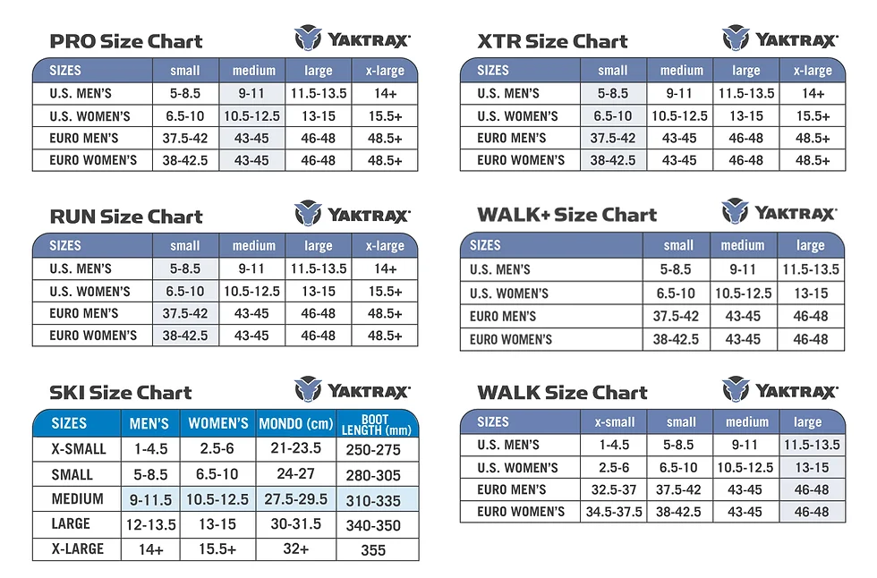 Yaktrax Unisex Run Ice Traction Device Size XL - Image 5
