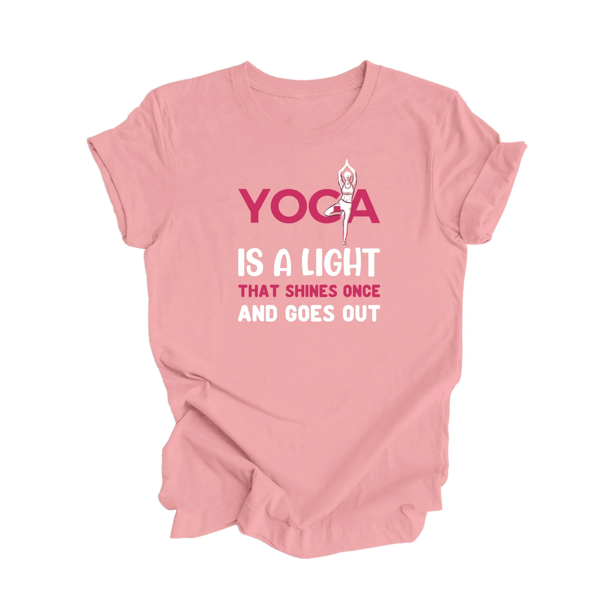 Yoga Is A Light That Shines Once Goes Out - Yoga Gift, Meditation Shirt, Yoga T-shirt, Yoga Lover Gift,  Yoga Teacher Shirt, Wellness Shirt, Self Care Shirt - Inspired X - Image 5
