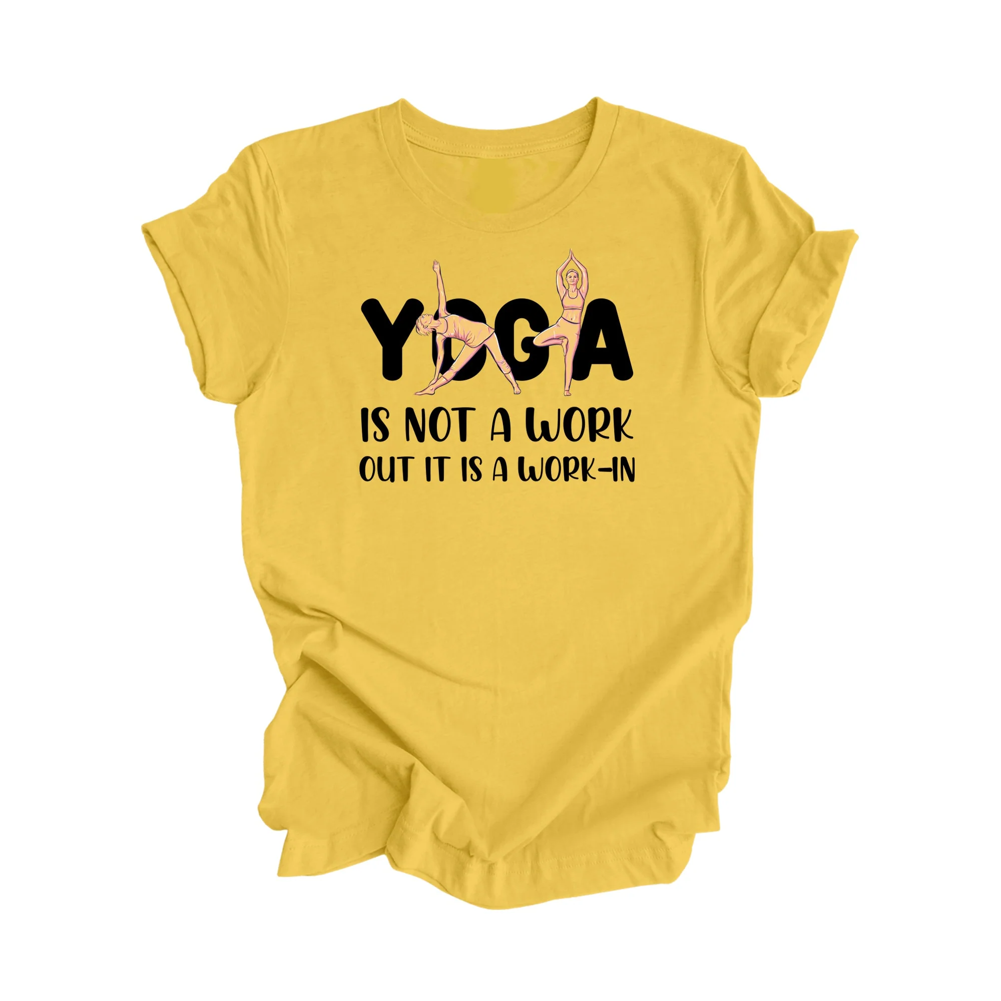 Yoga Is Not A Workout Its A Work In - Yoga Gift, Meditation Shirt, Yoga T-shirt, Yoga Lover Gift, Yoga Teacher Shirt, Wellness Shirt, Self Care Shirt - Inspired X - Image 6