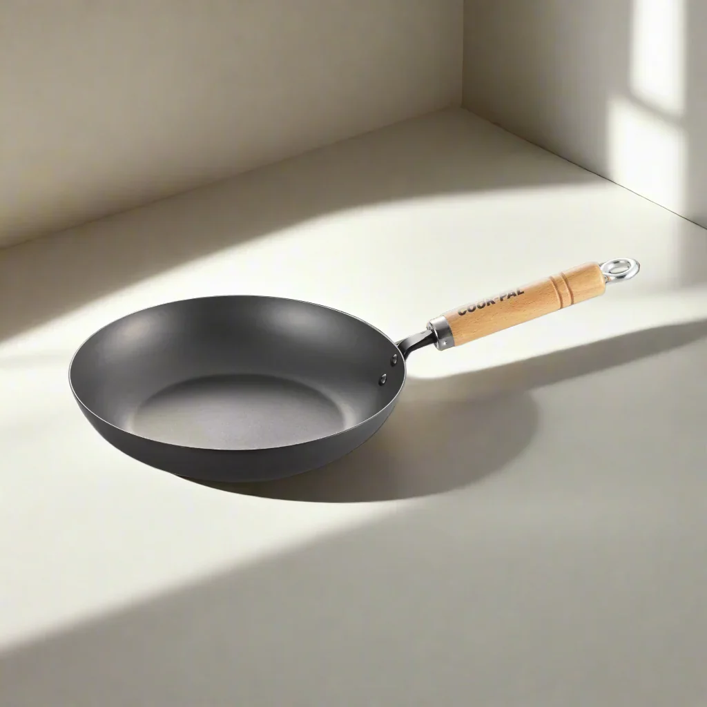 Yoshikawa Cook-Pal Ren Carbon Steel Frying Pan 24cm | Made in Japan - Image 2