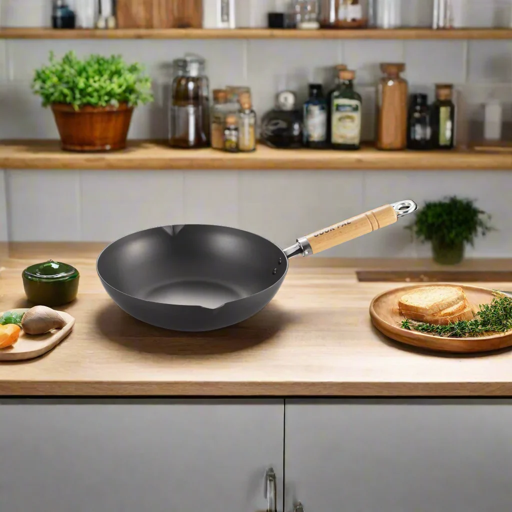 Yoshikawa Cook-Pal Ren Japanese Deep Fry Pan 28cm Carbon Steel | Japan - Image 5