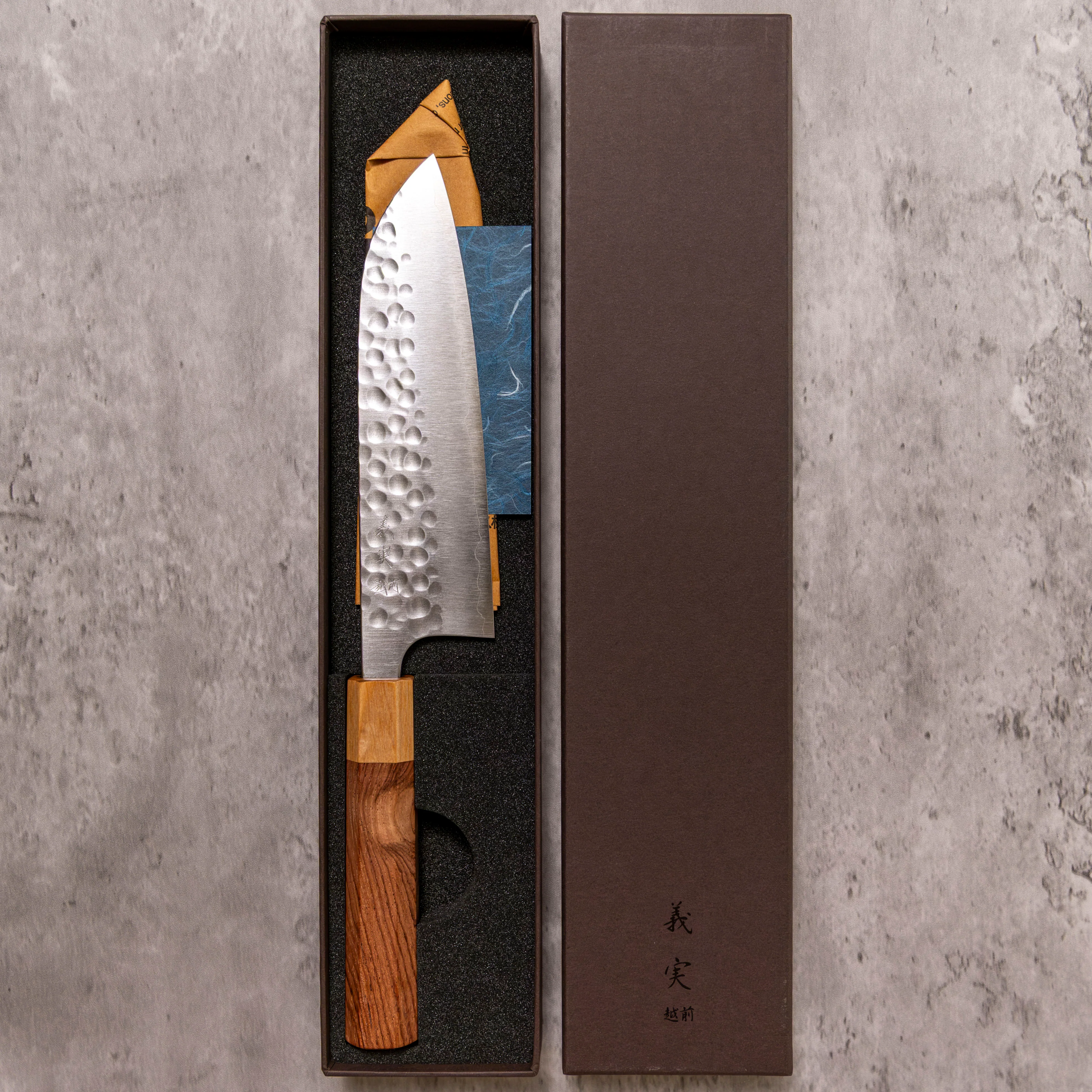 Yoshimi Kato Ginsan Santoku 170 mm - Image 2