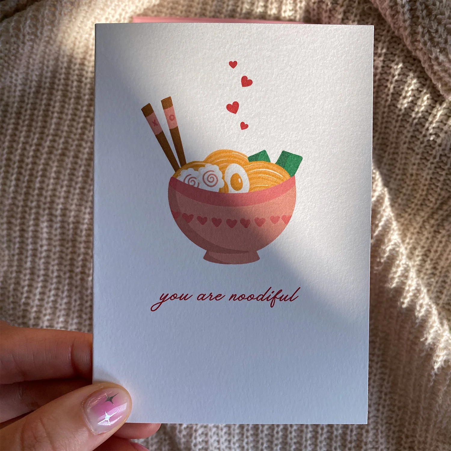 You Are Noodiful Mini Greeting Card - Image 2