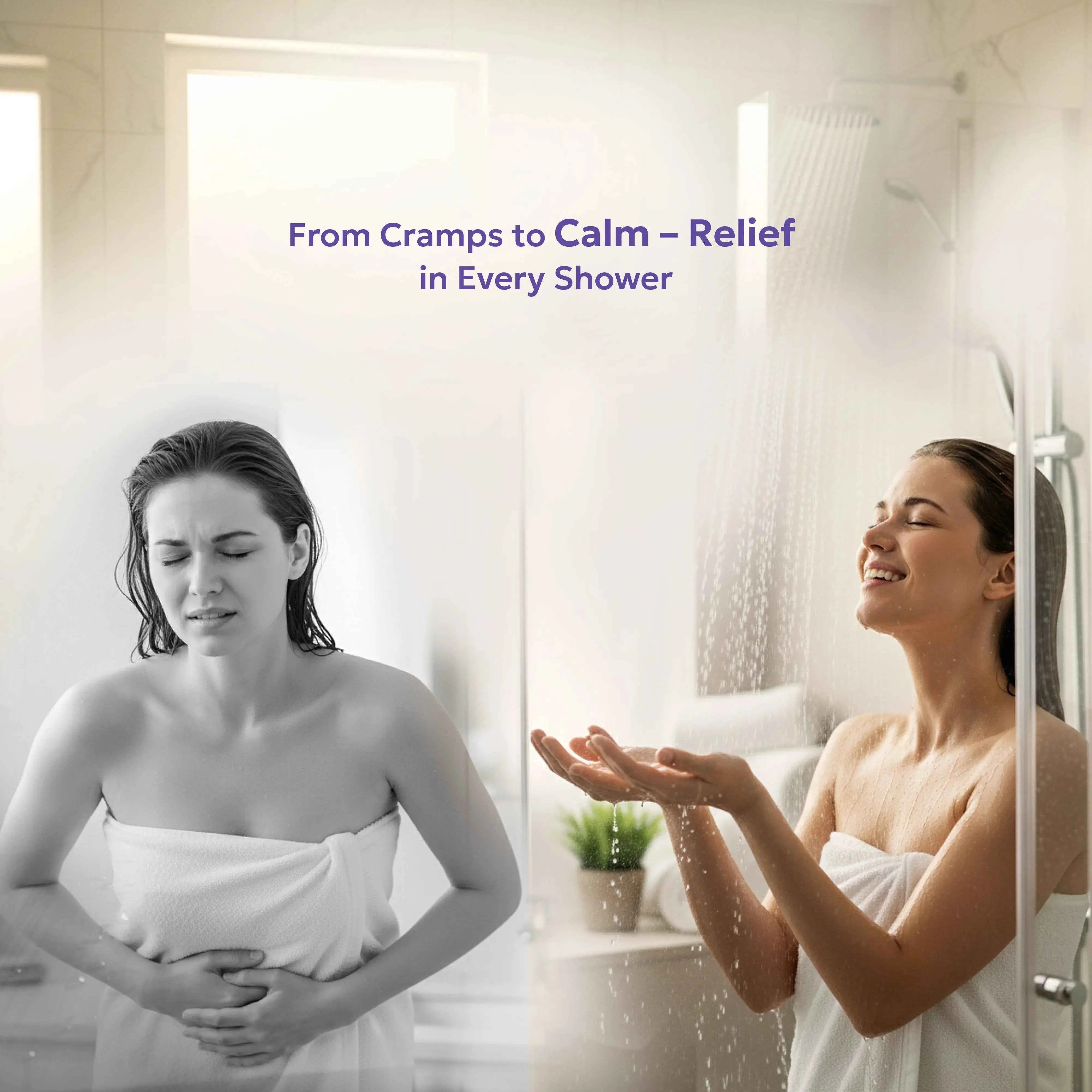 Zen & Hearth Cycle Comfort Shower Steamers – Aromatherapy Self-Care with Clary Sage, Lavender & Geranium for Calming Cycle Day Rituals – Made in Canada - Image 3