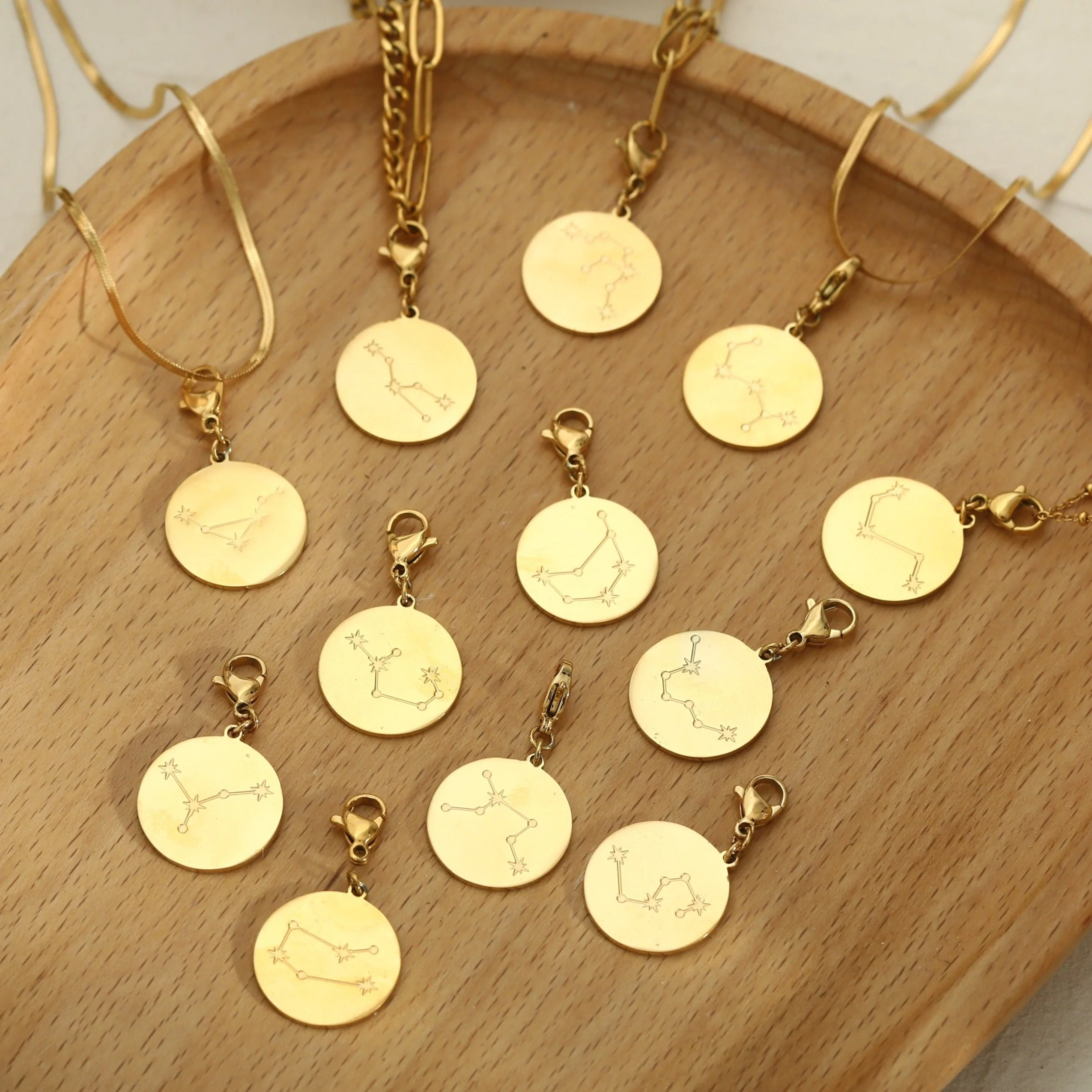 ZODIAC CONSTELLATION Double Sided Charm - Image 4